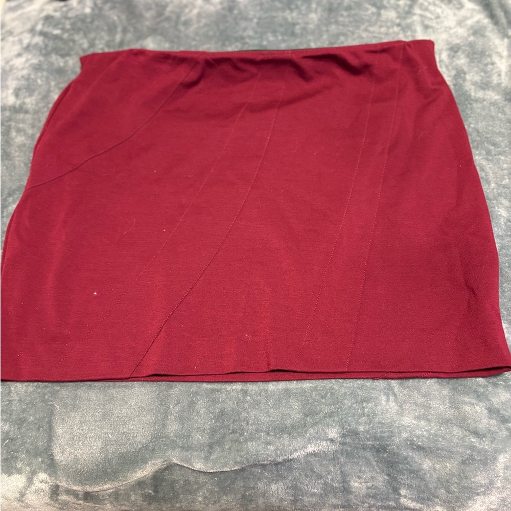 Simply Vera Vera Wang Red Mini Pencil Skirt Casual